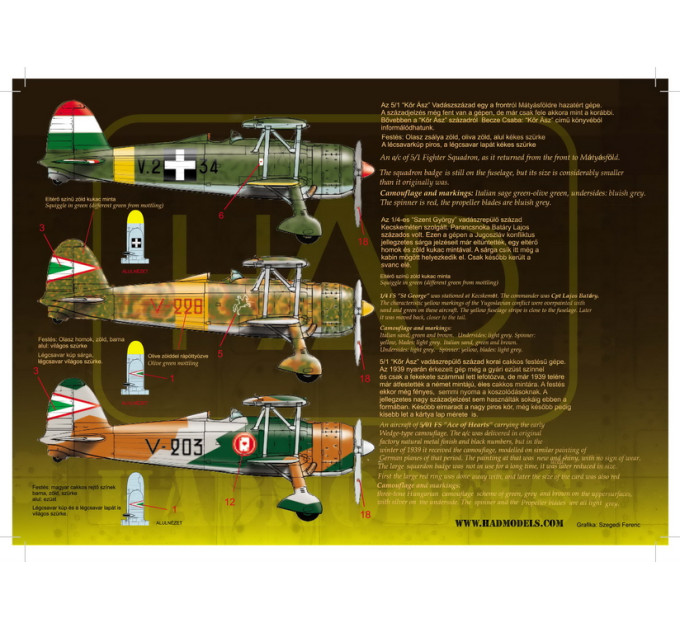 Декаль CR-42 1/72 HADmodels 72064