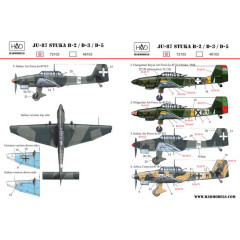 Декаль Ju-87 Stuka 1/72 HADmodels 72103