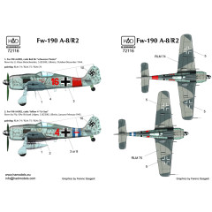 Декаль Fw 190A-8 /R2 1/72 HADmodels 72116