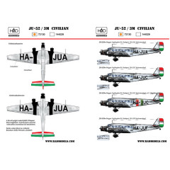 Декаль Ju-52 1/72 HADmodels 72130