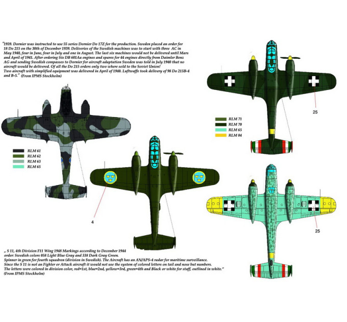 Декаль Do-217 1/72 HADmodels 72148
