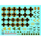 Декаль Me Bf 109E1/3/4  1/72 HADmodels 72149