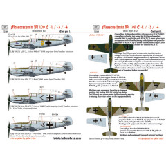 Декаль Me Bf 109E1/3/4  1/72 HADmodels 72149