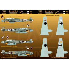 Декаль Bf 110D 1/72 HADmodels 72152