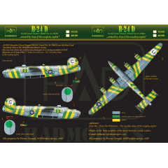 Декаль B-24D 1/72 HADmodels 72155