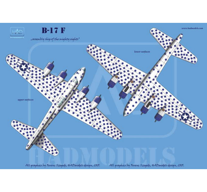 Декаль B-17F 1/72 HADmodels 72156