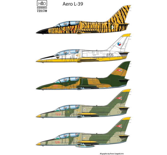 Декаль L-39 1/72 HADmodels 72170