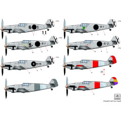 Декаль Bf 109A 1/72 HADmodels 72184