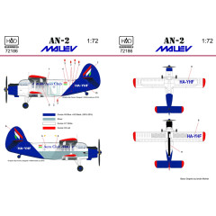Декаль Ан-2 1/72 HADmodels 72186