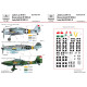 Декаль Bf 109G-6, Ju 87D-5, Fw 190F-8 1/72 HADmodels 72187