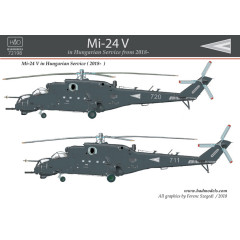 Декаль Мі-24B 1/72 HADmodels 72198