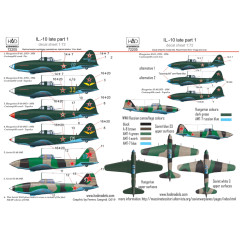 Декаль Іл-10 1/72 HADmodels 72205