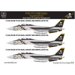 Декаль F-14A 1/72 HADmodels 72216