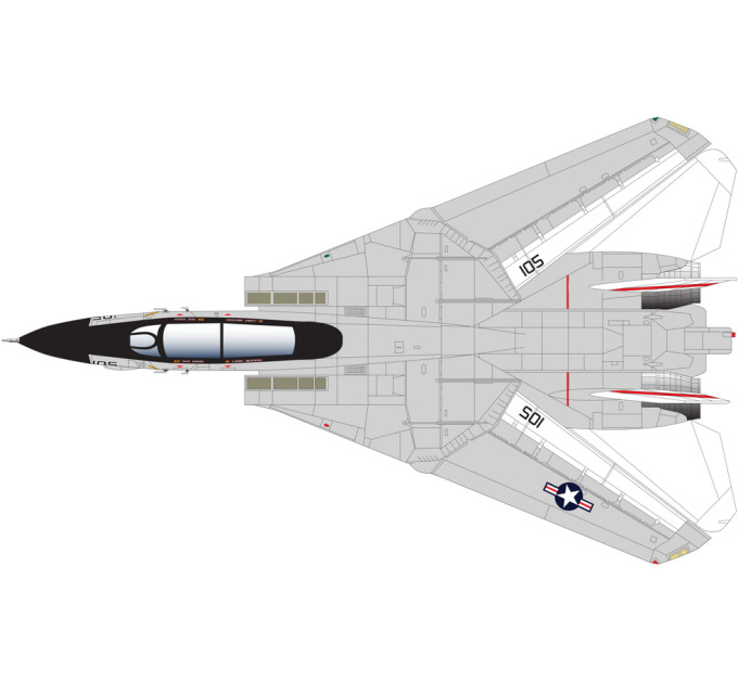 Декаль F-14A 1/72 HADmodels 72217