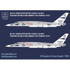 Декаль RA-5C 1/72 HADmodels 72220