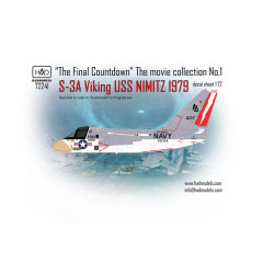 Декаль S-3A Viking 1/72 HADmodels 72241