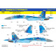 Декаль Су-27 Flanker-B 1/72 піксель HADmodels 72259