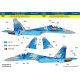 Декаль Су-27УБ 1/72 піксель HADmodels 72260