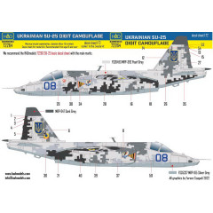 Декаль Су-25 1/72 піксель HADmodels 72264