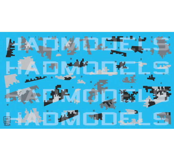 Декаль Су-25 1/72 піксель HADmodels 72264