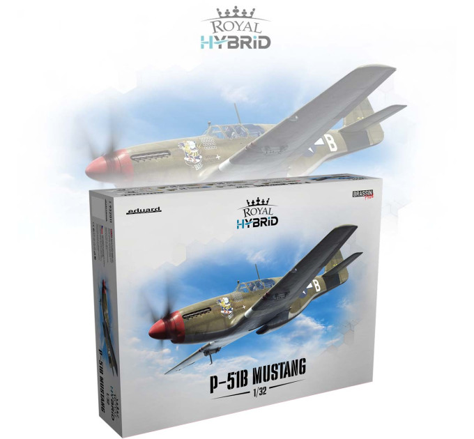 Збірна модель P-51B Mustang 1/32 Eduard 932011