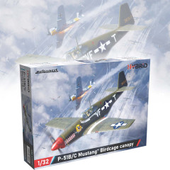 Збірна модель P-51B Mustang 1/32 Eduard 932012