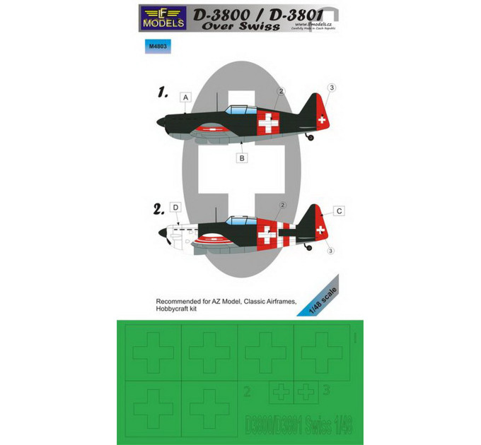 Маски для D-3800/3801 1/48 LFmodels M4803