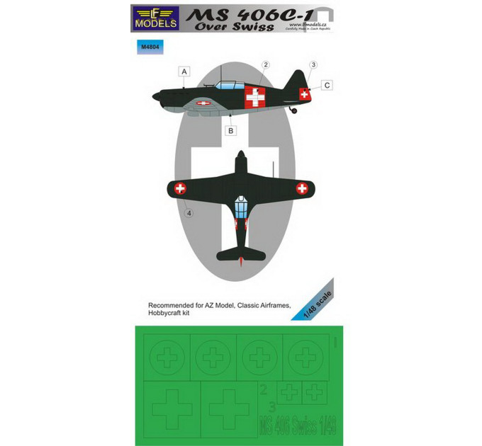 Маски для MS 406C-1 1/48 LFmodels M4804