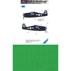 Маски для F6F-5 Hellcat 1/48 LFmodels M4808