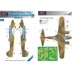 Маска камуфляжного фарбування Anson Mk.I 1/48 LFmodels M48108