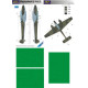 Маска камуфляжного фарбування Bf 110C/D 1/48 LFmodels M4813