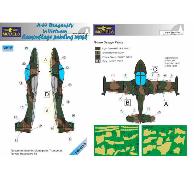 A-37 Dragonfly у В'єтнамі 1/48 LFmodels M48130