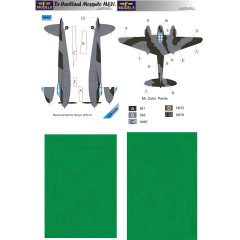 Маска камуфляжного фарбування Mosquito Mk.VI 1/48 LFmodels M4815