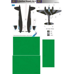 Маска камуфляжного фарбування Mosquito Mk.IV 1/48 LFmodels M4817