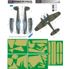 Маска камуфляжного фарбування He 111H/P 1/48 LFmodels M4818