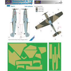 Маска камуфляжного фарбування Bf 109E 1/48 LFmodels M4833
