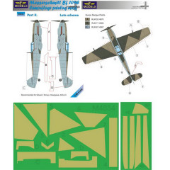 Маска камуфляжного фарбування Bf 109E 1/48 LFmodels M4834