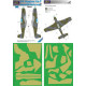 Маска камуфляжного фарбування Mustang Mk.III RAF 1/48 LFmodels M4844