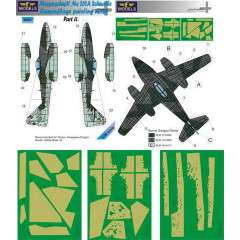 Маска камуфляжного фарбування Me 262A 1/48 LFmodels M4847