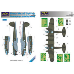 Маска камуфляжного фарбування He 111Z 1/48 LFmodels M4871