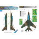 Маска камуфляжного фарбування F-100F USAF 1/48 LFmodels M4873