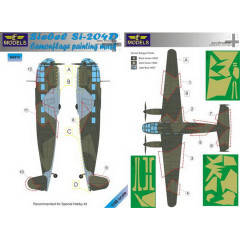 Маска камуфляжного фарбування Si 204D 1/48 LFmodels M4874
