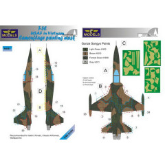 Маска камуфляжного фарбування F-5C 1/48 LFmodels M4881
