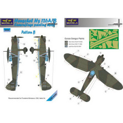Маска камуфляжного фарбування Hs 126A/B 1/48 LFmodels M4888