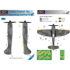 Маска камуфляжного фарбування Tempest Mk.II 1/48 LFmodels M4897