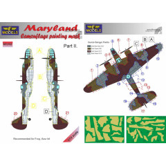 Маска камуфляжного фарбування Maryland, IIч. 1/72 LFmodels M72152