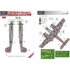 Маска камуфляжного фарбування Ta 154A-0 1/72 LFmodels M72159