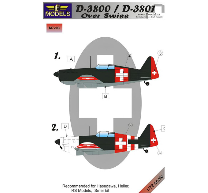 Маски для D-3800/3801 1/72 LFmodels M7203