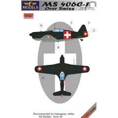 Маски для MS 406C-1 1/72 LFmodels M7204