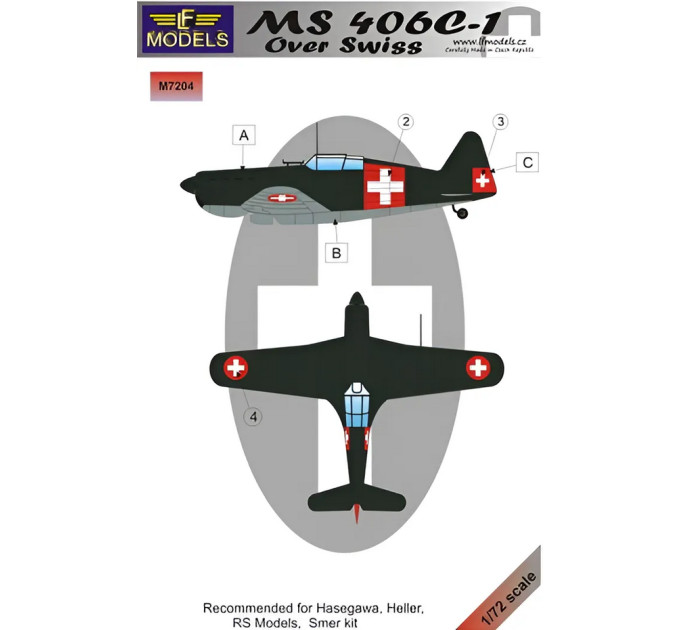 Маски для MS 406C-1 1/72 LFmodels M7204